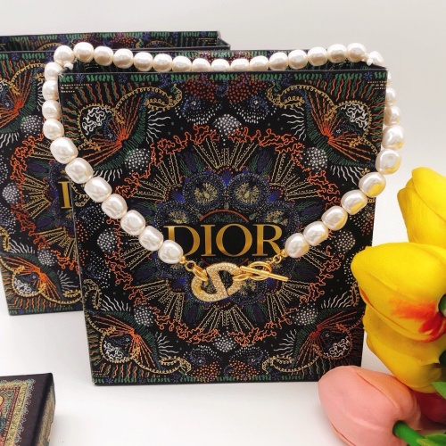 Replica Christian Dior Necklaces For Women #1252858 $32.00 USD for Wholesale