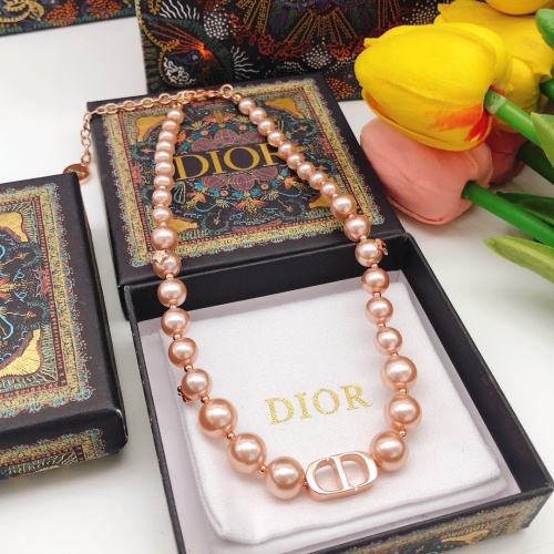 Replica Christian Dior Necklaces #1252859 $32.00 USD for Wholesale