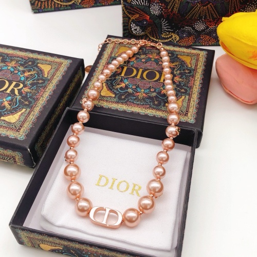 Replica Christian Dior Necklaces #1252859 $32.00 USD for Wholesale