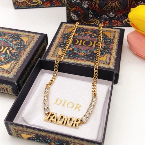 Replica Christian Dior Necklaces #1252860 $32.00 USD for Wholesale