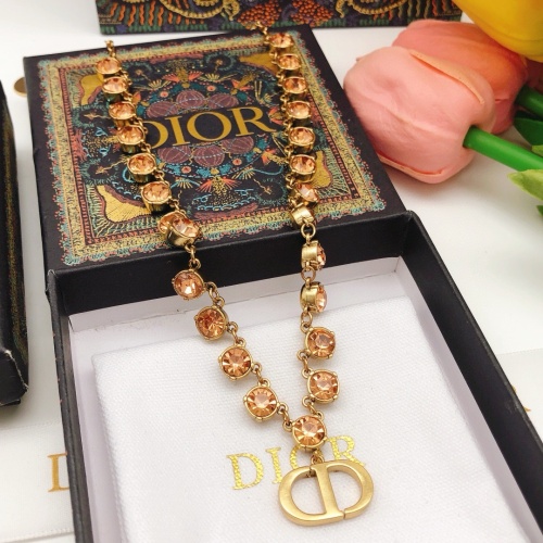 Replica Christian Dior Necklaces #1252868 $36.00 USD for Wholesale