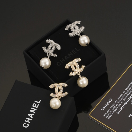 Replica Chanel Earrings For Women #1252897 $25.00 USD for Wholesale