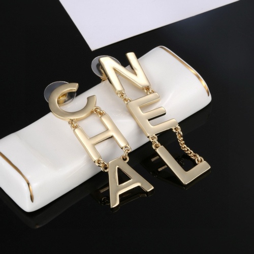 Replica Chanel Earrings For Women #1252916 $25.00 USD for Wholesale