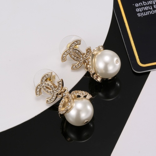 Replica Chanel Earrings For Women #1252917 $27.00 USD for Wholesale