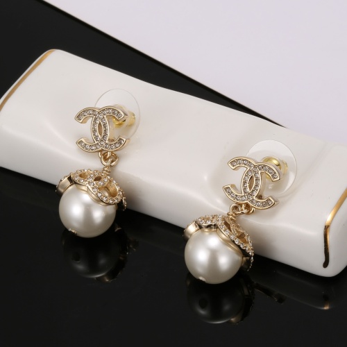 Replica Chanel Earrings For Women #1252917 $27.00 USD for Wholesale