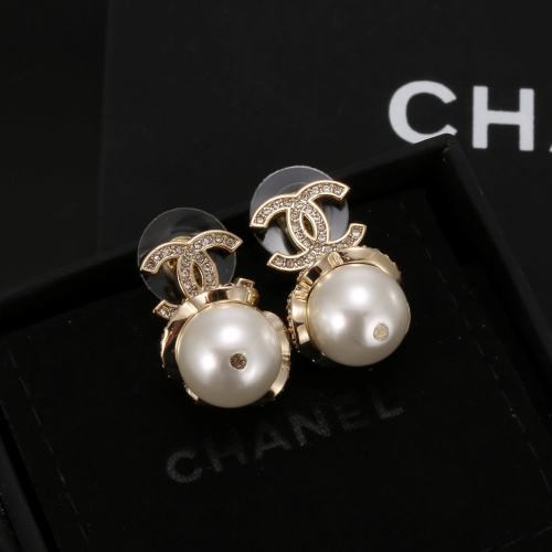 Replica Chanel Earrings For Women #1252917 $27.00 USD for Wholesale