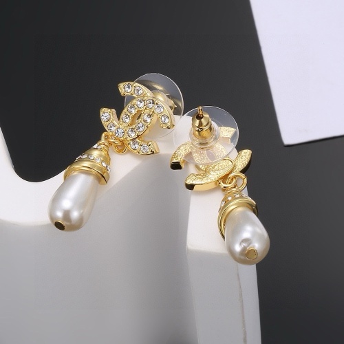 Replica Chanel Earrings For Women #1252918 $27.00 USD for Wholesale