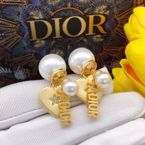 Replica Christian Dior Earrings For Women #1252937 $27.00 USD for Wholesale