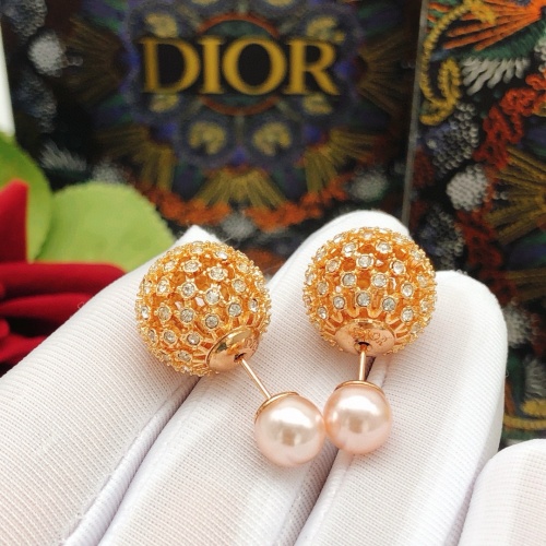 Replica Christian Dior Earrings For Women #1252941 $27.00 USD for Wholesale