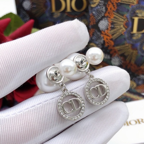 Replica Christian Dior Earrings For Women #1252943 $27.00 USD for Wholesale