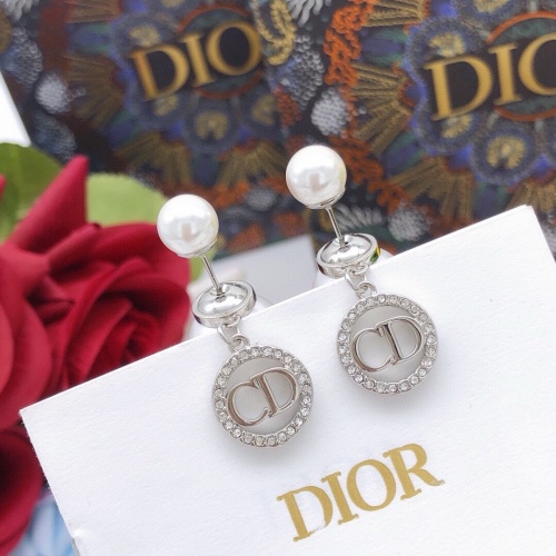 Replica Christian Dior Earrings For Women #1252943 $27.00 USD for Wholesale