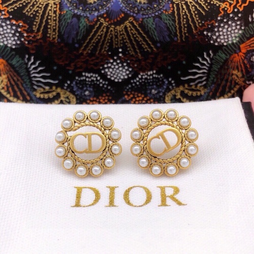 Christian Dior Earrings For Women #1252949 $27.00 USD, Wholesale Replica Christian Dior Earrings