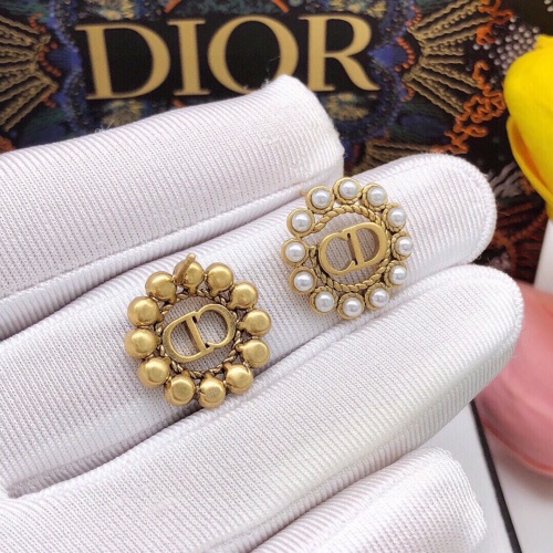 Replica Christian Dior Earrings For Women #1252949 $27.00 USD for Wholesale