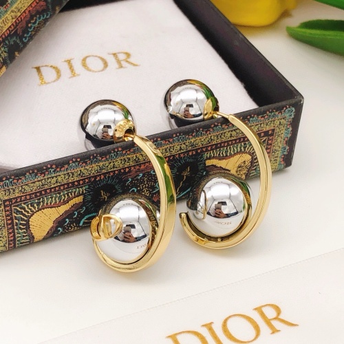 Replica Christian Dior Earrings For Women #1252951 $29.00 USD for Wholesale