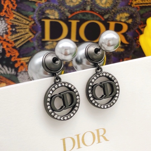 Replica Christian Dior Earrings For Women #1252952 $29.00 USD for Wholesale