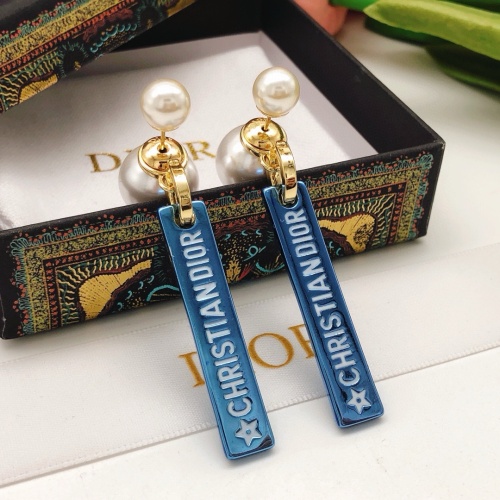 Replica Christian Dior Earrings For Women #1252959 $32.00 USD for Wholesale