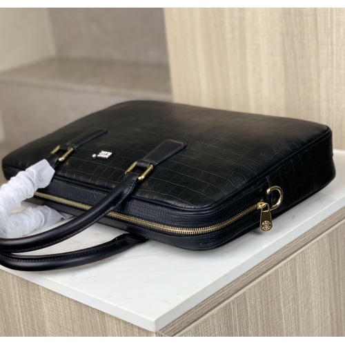 Replica Mont Blanc AAA Man Handbags #1252968 $160.00 USD for Wholesale