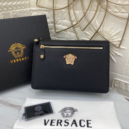 Versace AAA Man Wallets #1252982 $140.00 USD, Wholesale Replica Versace AAA Man Wallets