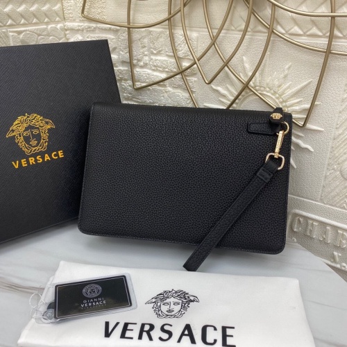 Replica Versace AAA Man Wallets #1252982 $140.00 USD for Wholesale