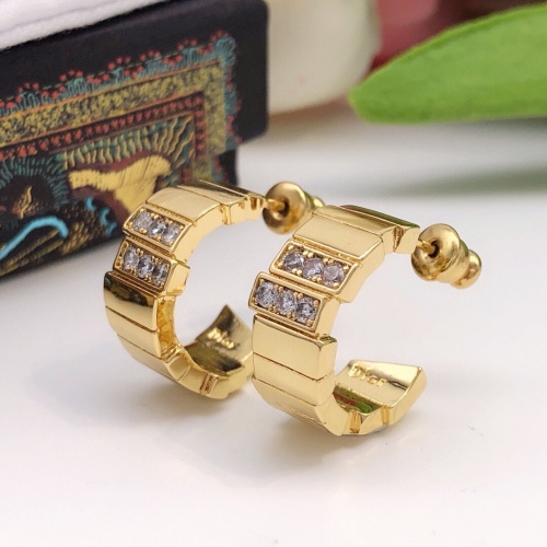 Replica Christian Dior Earrings For Women #1252992 $27.00 USD for Wholesale