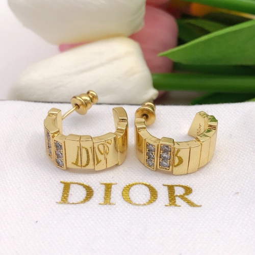 Replica Christian Dior Earrings For Women #1252992 $27.00 USD for Wholesale