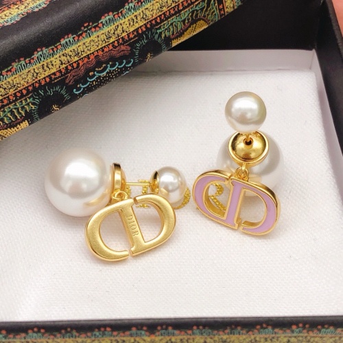 Replica Christian Dior Earrings For Women #1252993 $27.00 USD for Wholesale