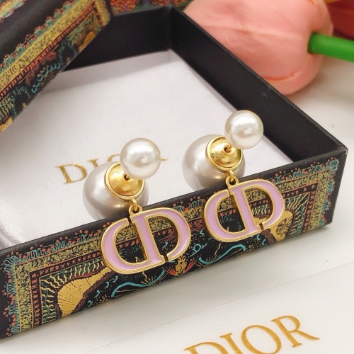 Replica Christian Dior Earrings For Women #1252993 $27.00 USD for Wholesale