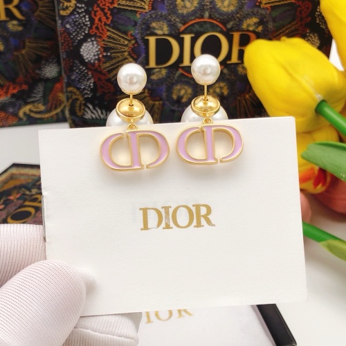 Replica Christian Dior Earrings For Women #1252993 $27.00 USD for Wholesale