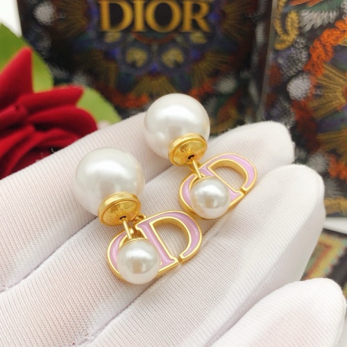 Replica Christian Dior Earrings For Women #1252993 $27.00 USD for Wholesale