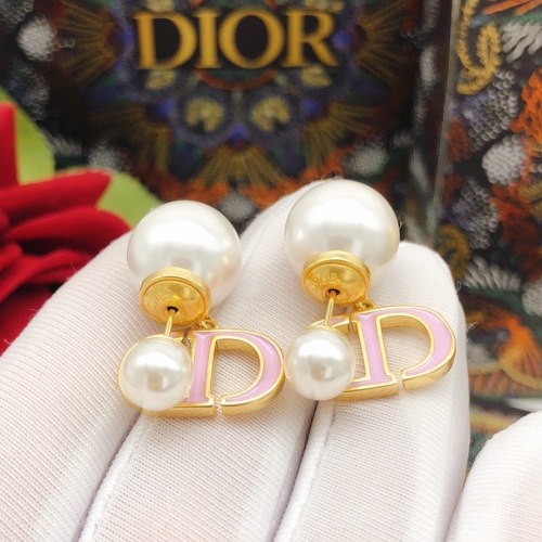 Replica Christian Dior Earrings For Women #1252993 $27.00 USD for Wholesale