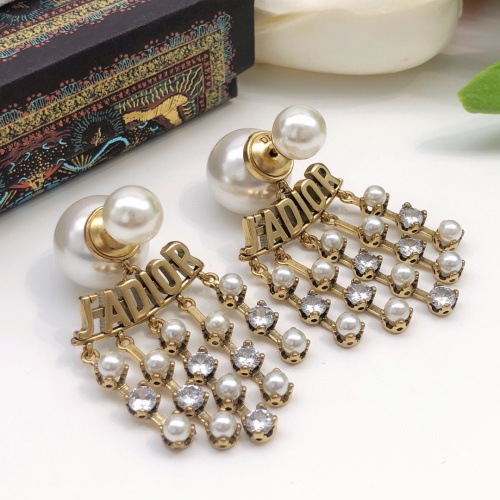 Christian Dior Earrings For Women #1252995 $27.00 USD, Wholesale Replica Christian Dior Earrings