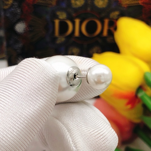 Replica Christian Dior Earrings For Women #1252999 $25.00 USD for Wholesale