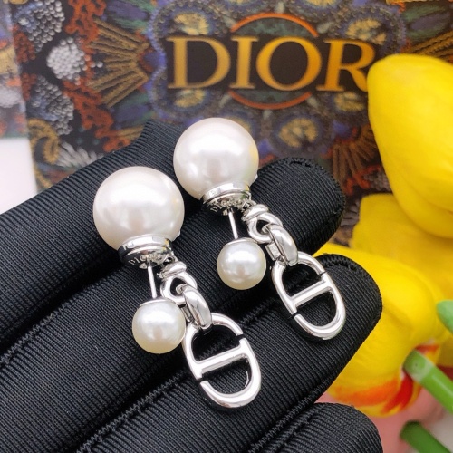 Replica Christian Dior Earrings For Women #1253000 $27.00 USD for Wholesale