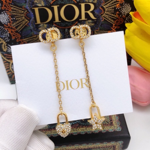 Replica Christian Dior Earrings For Women #1253001 $27.00 USD for Wholesale