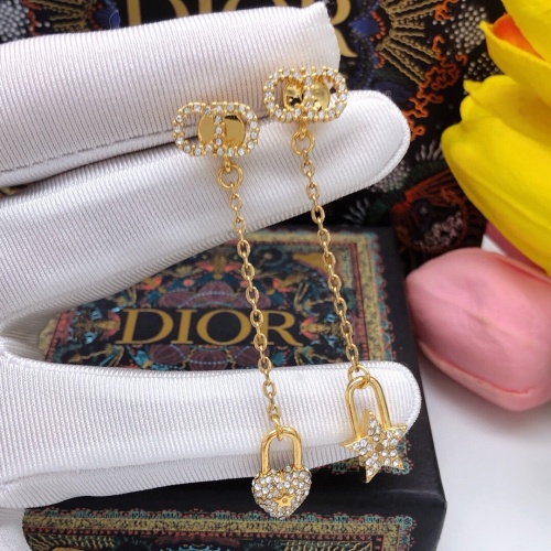 Replica Christian Dior Earrings For Women #1253001 $27.00 USD for Wholesale