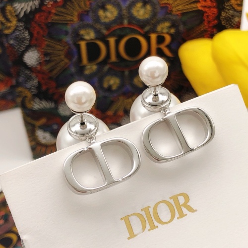 Replica Christian Dior Earrings For Women #1253003 $27.00 USD for Wholesale