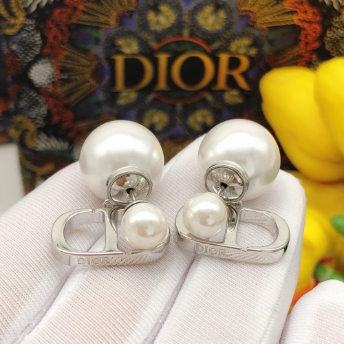 Replica Christian Dior Earrings For Women #1253003 $27.00 USD for Wholesale