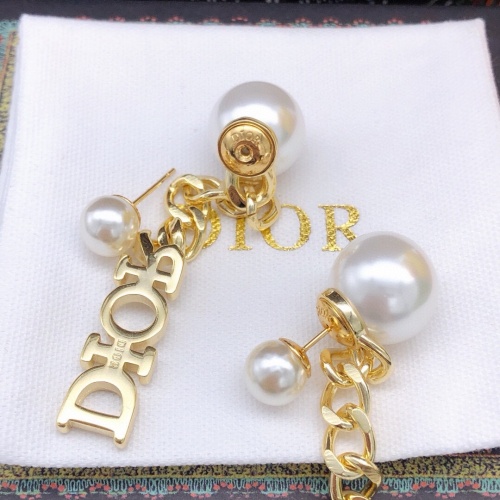 Replica Christian Dior Earrings For Women #1253005 $27.00 USD for Wholesale