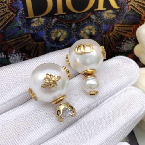 Replica Christian Dior Earrings For Women #1253007 $27.00 USD for Wholesale