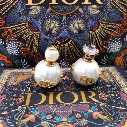 Replica Christian Dior Earrings For Women #1253007 $27.00 USD for Wholesale