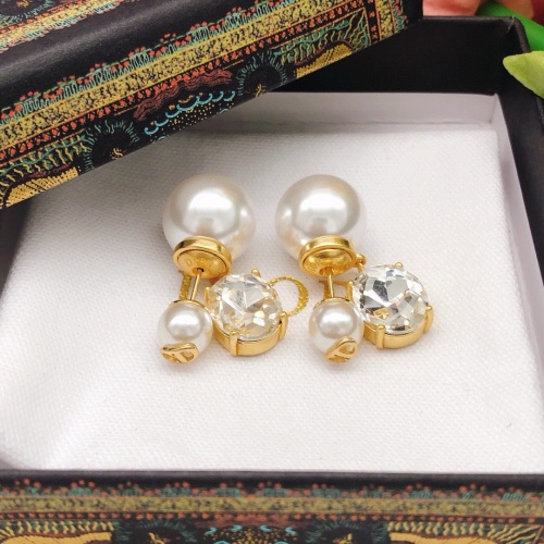 Replica Christian Dior Earrings For Women #1253008 $27.00 USD for Wholesale