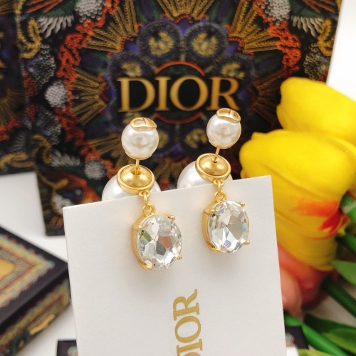 Replica Christian Dior Earrings For Women #1253008 $27.00 USD for Wholesale