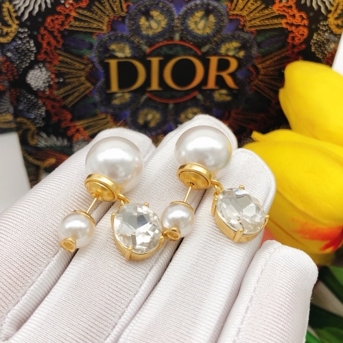 Replica Christian Dior Earrings For Women #1253008 $27.00 USD for Wholesale