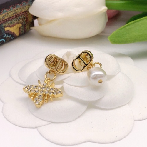 Replica Christian Dior Earrings For Women #1253009 $27.00 USD for Wholesale