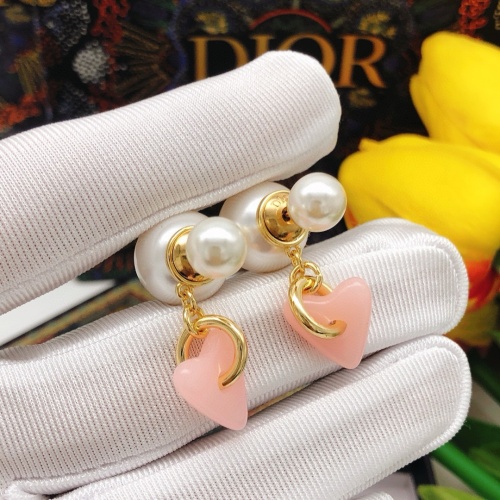 Replica Christian Dior Earrings For Women #1253010 $27.00 USD for Wholesale