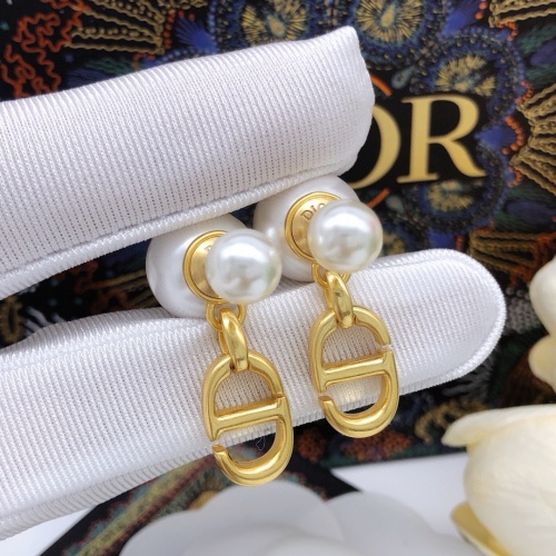 Replica Christian Dior Earrings For Women #1253013 $27.00 USD for Wholesale