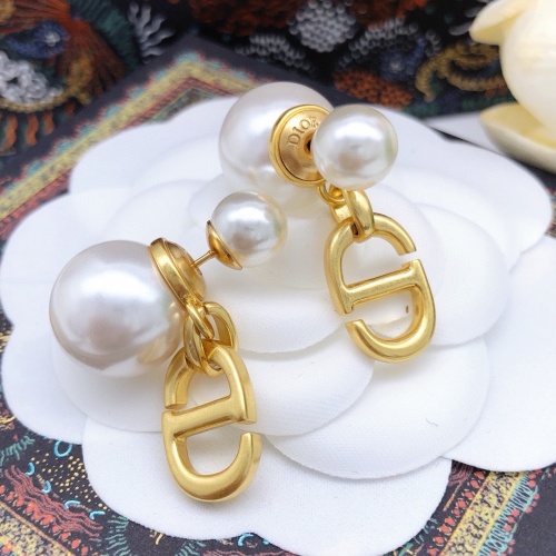 Replica Christian Dior Earrings For Women #1253013 $27.00 USD for Wholesale