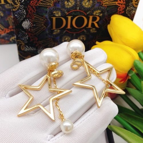 Replica Christian Dior Earrings For Women #1253014 $27.00 USD for Wholesale