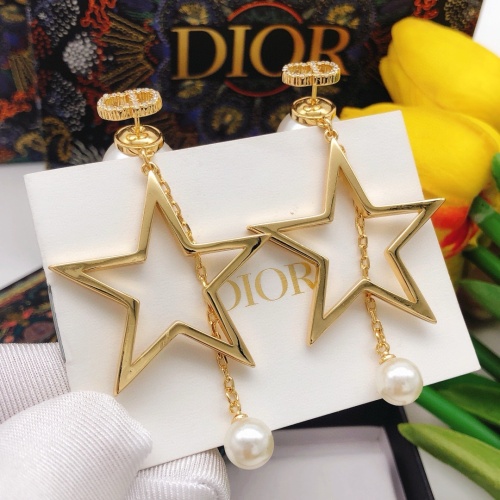 Replica Christian Dior Earrings For Women #1253014 $27.00 USD for Wholesale