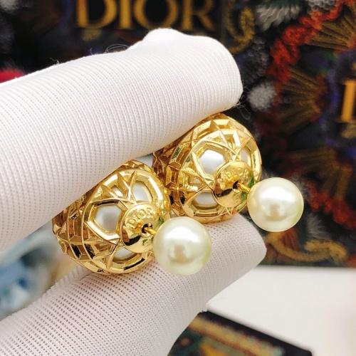 Replica Christian Dior Earrings For Women #1253017 $29.00 USD for Wholesale